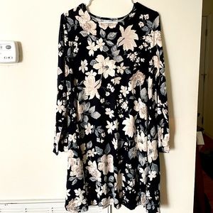Old Navy Long Sleeve Floral Dress